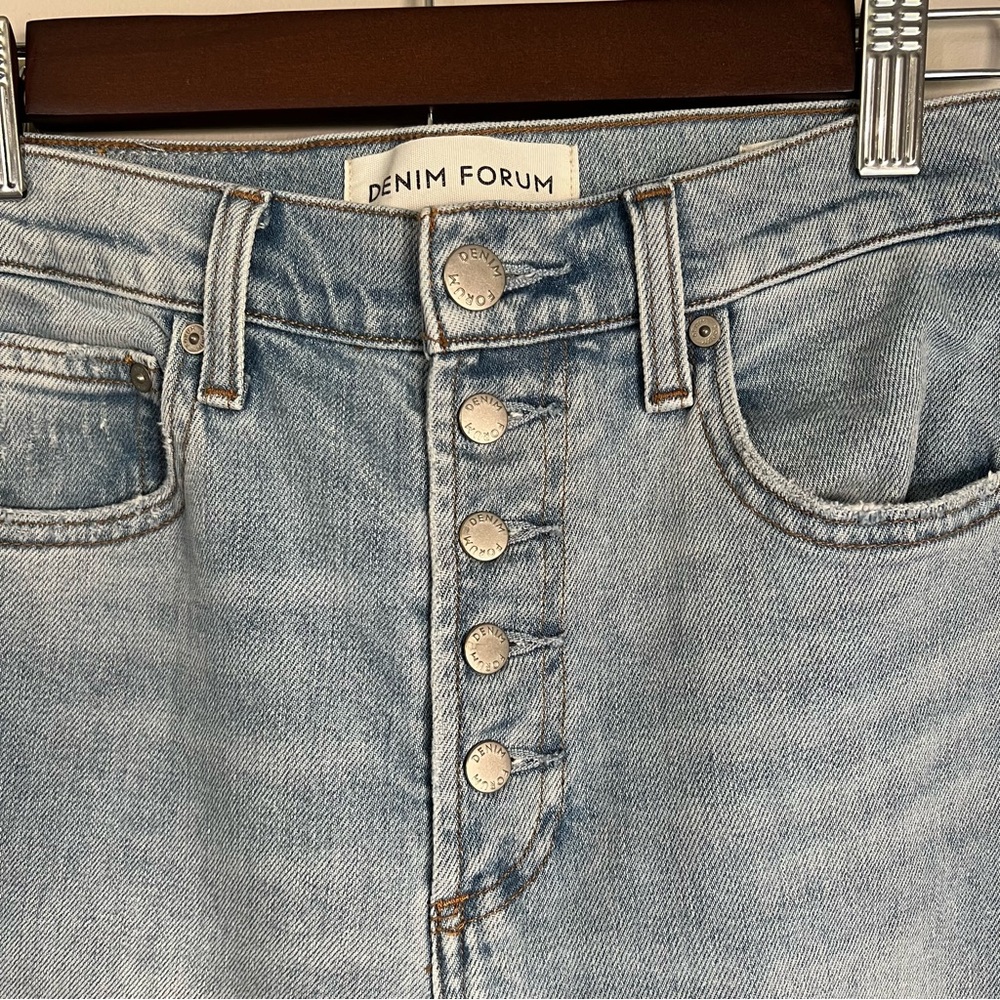 Aritzia Denim Forum Yoko High Rise Slim Size 24 - Picture 3 of 8